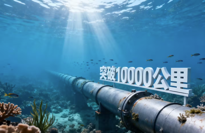 我国海底油气管道总长度突破1万公里